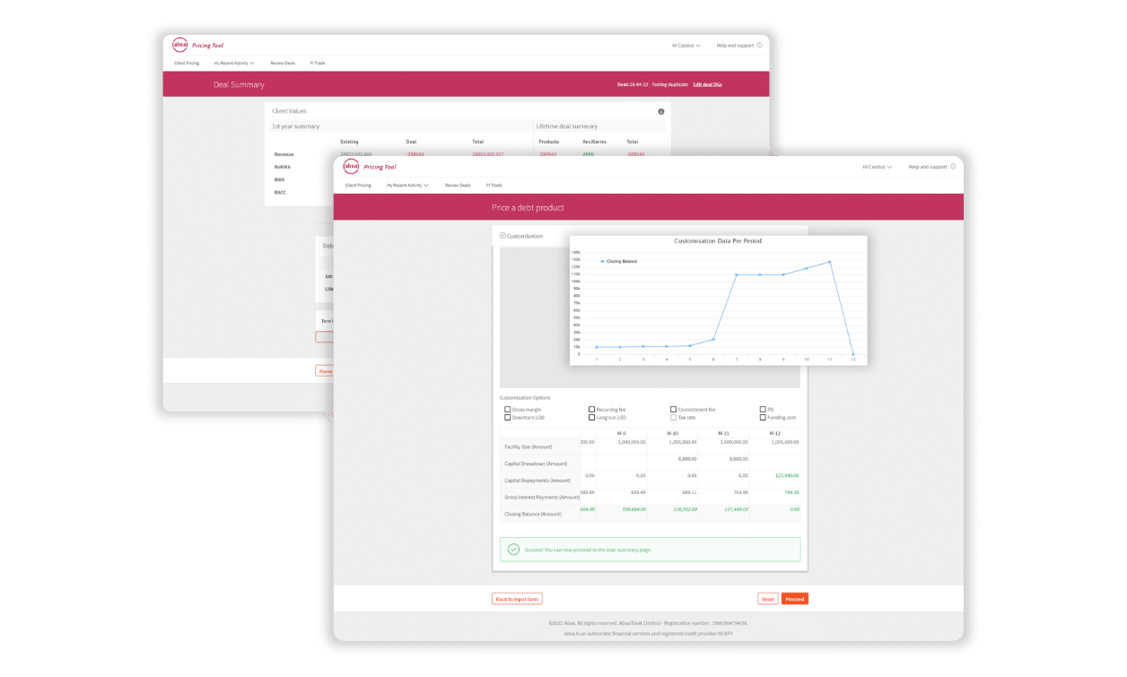 Centralising Absa’s corporate loan pricing tools Entelect